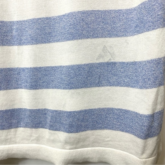 Talbots Blue Striped Sweater Cardigan Duster MP - Picture 12 of 12